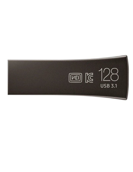 Pendrive 128gb samsung bar plus titan gray usb 3.1