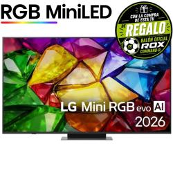 Televisor LG Mini RGB evo AI MRGB86 65MRGB86B6A 65'/ Ultra HD 4K/ Smart TV/ WiFi