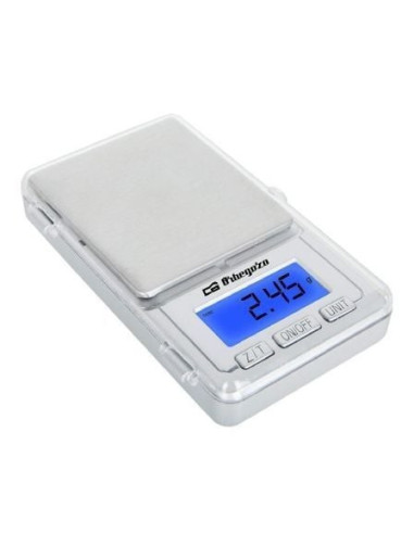 Báscula de cocina electrónica orbegozo pc 3000/ hasta 100g/ plata