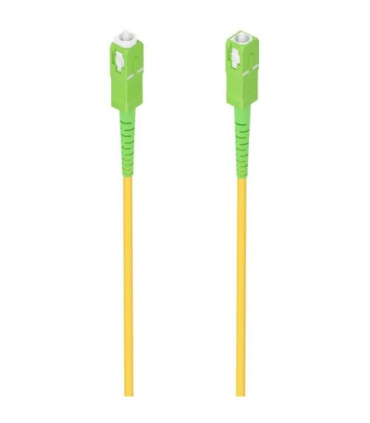 Cable de fibra óptica g657a2 3.0 9/125 smf aisens a152-0981/ lszh/ 3m/ amarillo