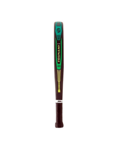 Pala de pádel siux tsunami 5.0 3k/ negra y verde