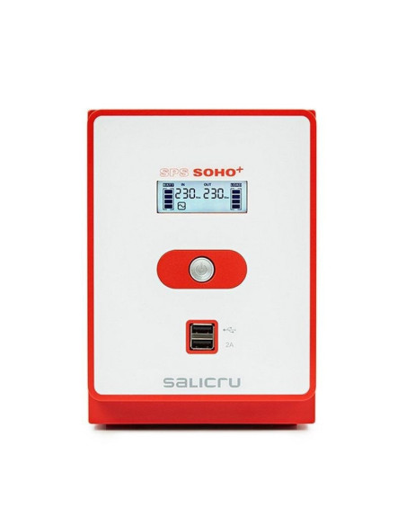 Sai línea interactiva salicru sps 1200 soho+ iec/ 1200va-720w/ 6 salidas/ formato torre