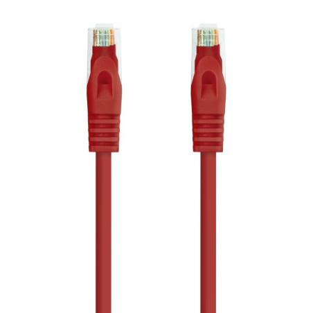 Cable de red rj45 utp nanocable 10.20.1800-l25-r cat.6a/ lszh/ 25cm/ rojo