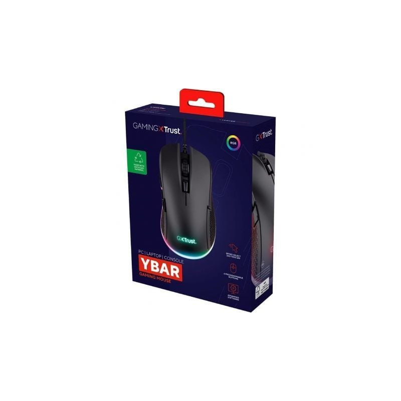 Ratón gaming trust gaming gxt 922 ybar/ hasta 7200 dpi