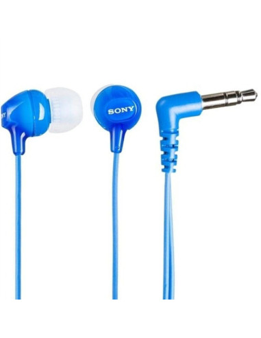Auriculares intrauditivo sony mdrex15lpi/ jack 3.5/ azules