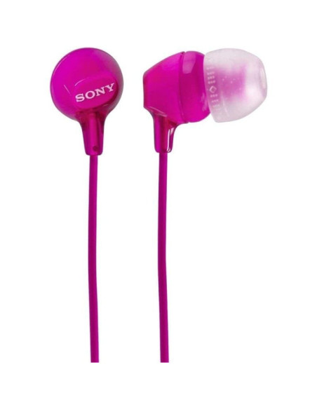 Auriculares intrauditivos sony mdrex15lpp/ jack 3.5/ rosas