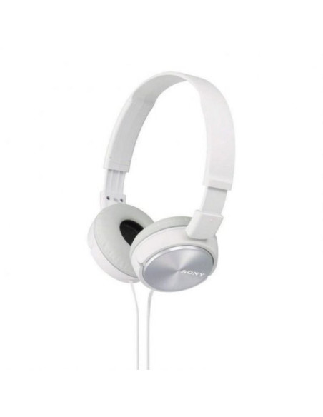 Auriculares sony mdrzx310apw/ con micrófono/ jack 3.5/ blancos
