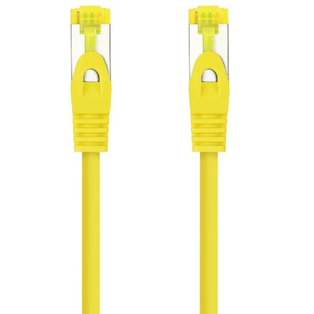 Cable de red rj45 sftp nanocable 10.20.1900-l25-y cat.6a/ lszh/ 25cm/ amarillo