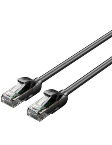 Cable de red rj45 utp vention iabbm cat.5e/ 12m/ negro