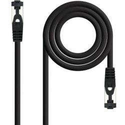 Cable de red rj45 sstp nanocable 10.20.2000-l25-bk cat.8.1/ 25cm/ negro