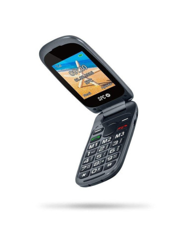 Teléfono móvil spc harmony para personas mayores/ negro