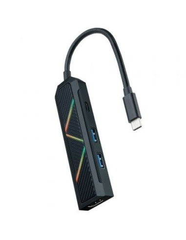 Docking usb tipo-c nanocable 10.16.0401/ 2xusb/ 1xusb tipo-c pd/ 1xhdmi