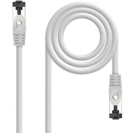 Cable de red rj45 sstp nanocable 10.20.2002 cat.8.1/ 2m/ gris