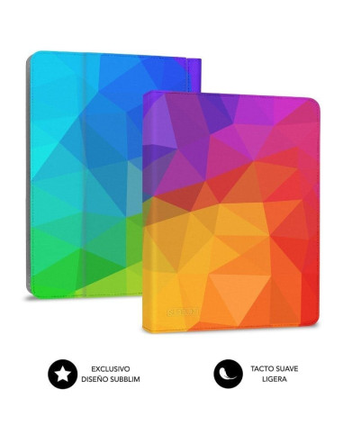 Funda con teclado subblim keytab usb 11' triángulos usb para tablets de 11'