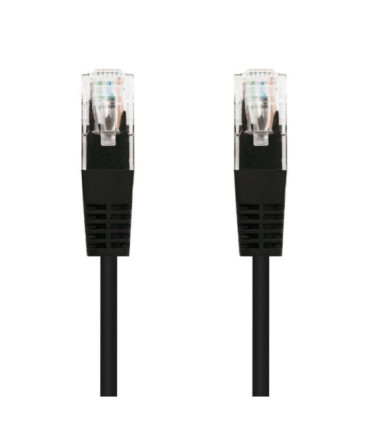Cable de red rj45 utp nanocable 10.20.0400-l25-bk cat.6/ 25cm/ negro