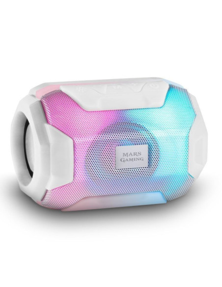 Altavoz con bluetooth mars gaming msbaxw/ 10w/ 1.0/ blanco