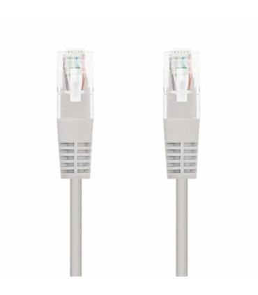 Cable de red rj45 utp nanocable 10.20.0400-l30 cat.6/ 30cm/ gris