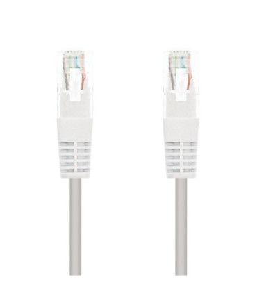 Cable de red rj45 utp nanocable 10.20.0400-w cat.6/ 50cm/ blanco