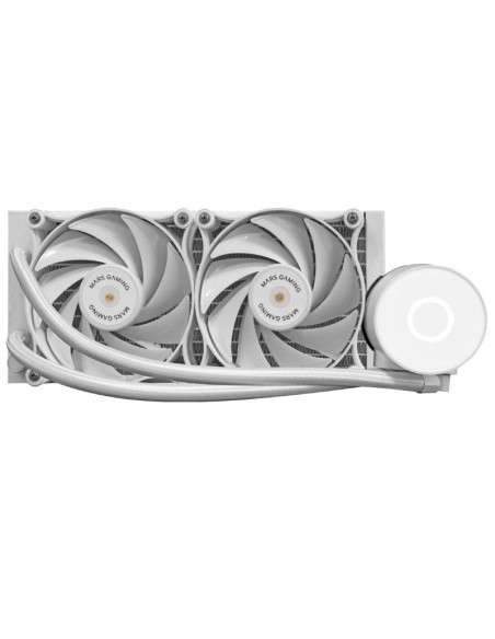 Sistema de refrigeración líquida mars gaming ml-pro240w/ blanco