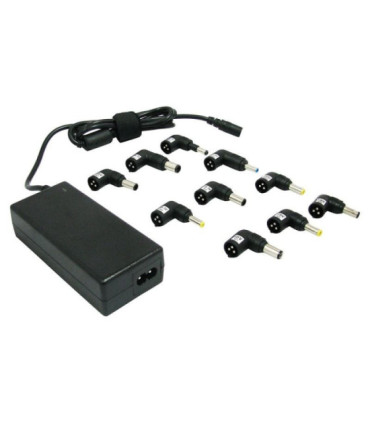 Cargador de portátil leotec/ 70w/ automático/ 10 conectores/ voltaje 15-20v