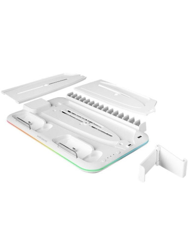 Soporte multifunción rgb para ps5 mars gaming mps5-b2/ blanco