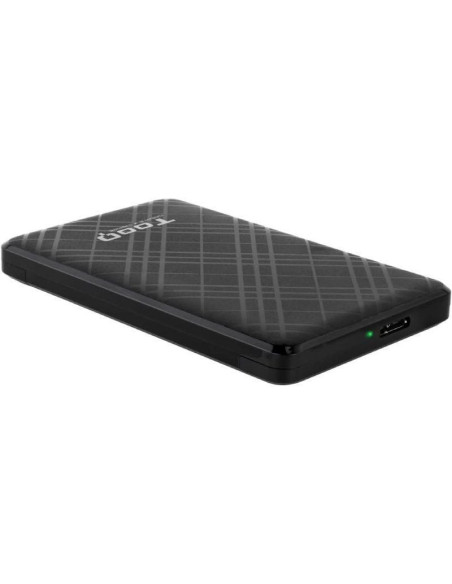 Caja externa para disco duro de 2.5' tooq tqe-2500b/ usb 3.1/ sin tornillos