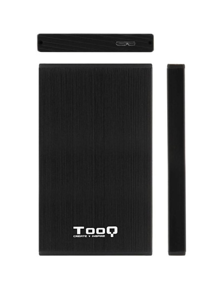 Caja externa para disco duro de 2.5' tooq tqe-2527b/ usb 3.1