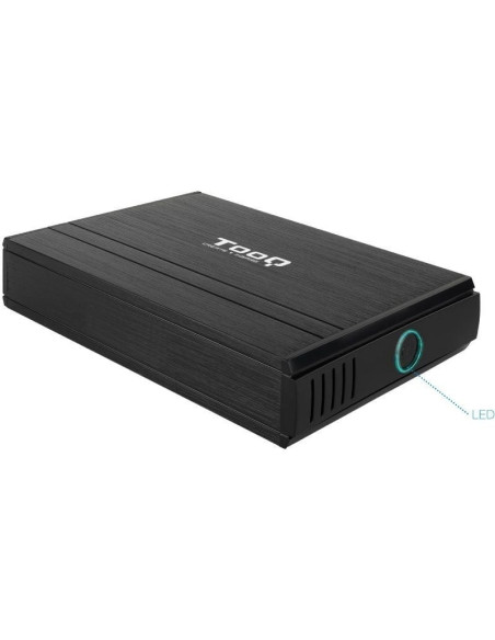 Caja externa para disco duro de 3.5' tooq tqe-3520b/ usb 2.0