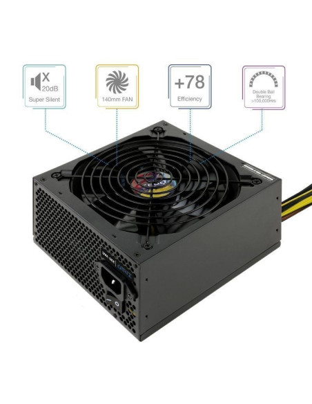Fuente de alimentación tooq tqapolo-700sp/ 700w/ ventilador 14cm