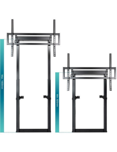Soporte de pared fijo/ suelo tooq hiperión fs2280m-b para tv de 55-100'/ hasta 120kg