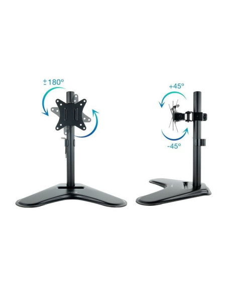 Soporte de mesa orientable/ inclinable tooq db1701tn-b para tv y portátil de 17-32'