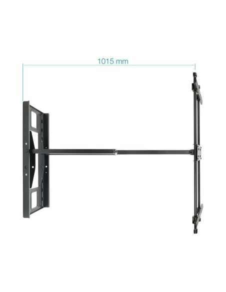 Soporte de pared orientable / inclinable tooq lp4380xl-b para tv de 43-80'/ hasta 50kg