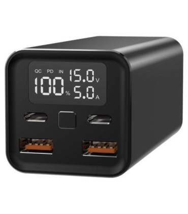 Batería externa/powerbank leotec powerbank 20000mah pd/ 65w/ compatible con portátiles