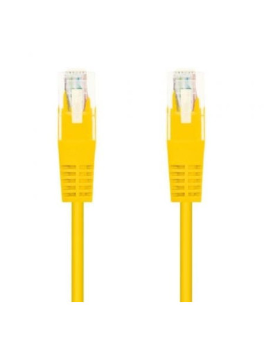 Cable de red rj45 utp nanocable 10.20.0400-l25-y cat.6/ 25cm/ amarillo