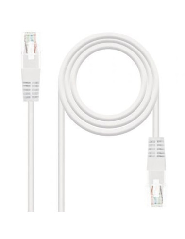 Cable de red rj45 utp nanocable 10.20.0400-l30 cat.6/ 30cm/ blanco