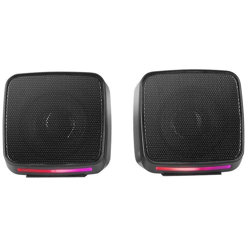 Altavoces Mars Gaming MS-PRO/ 10W/ 1.0/ Negros