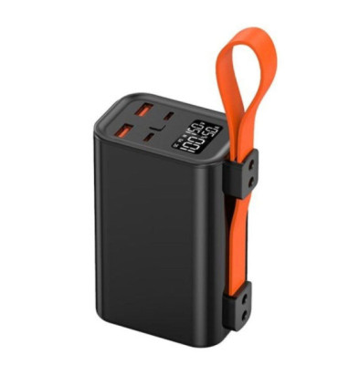 Batería externa/powerbank leotec powerbank 30000mah pd/ 100w/ compatible con portátiles