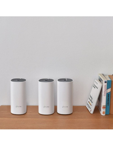 Sistema mesh tp-link deco e4 1200mbps/ 2.4ghz 5ghz/ pack de 3