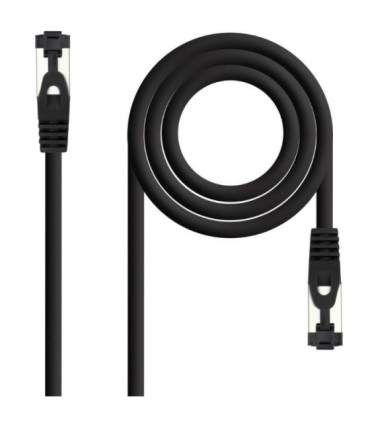 Cable de red rj45 sstp nanocable 10.20.2005-bk cat.8.1/ 5m/ negro