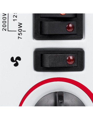 Convector tristar ka-5912/ 3 niveles de potencia/ 750-1250-2000w