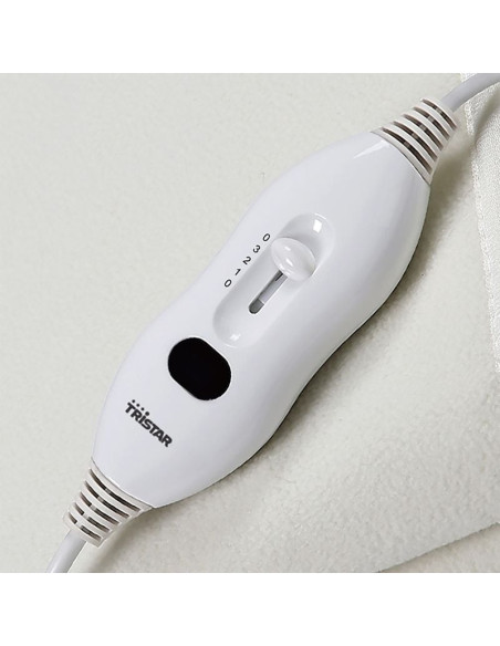 Manta eléctrica tristar bw-4753/ blanca