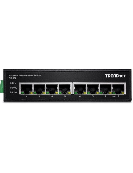 Switch trendnet ti-e80 8 puertos/ rj-45 gigabit 10/100