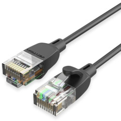 Cable de red rj45 utp vention ibibd cat.6a/ 50cm/ negro