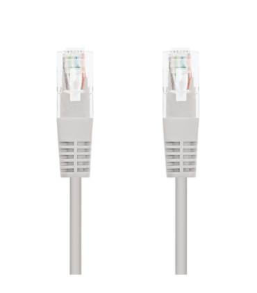 Cable de red rj45 utp nanocable 10.20.0401 cat.6/ 1m/ gris