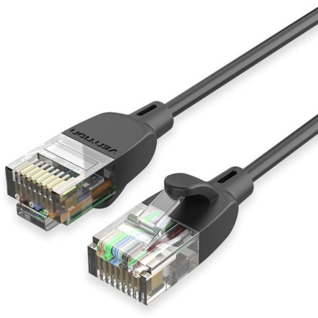 Cable de red rj45 utp vention ibibd cat.6a/ 50cm/ negro