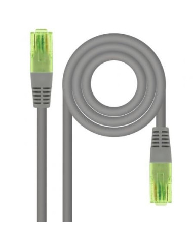 Cable de red rj45 utp nanocable 10.20.1407 cat.6/ 7m/ gris