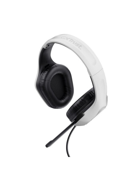 Auriculares gaming con micrófono trust gaming gxt 415 zirox/ jack 3.5/ blancos
