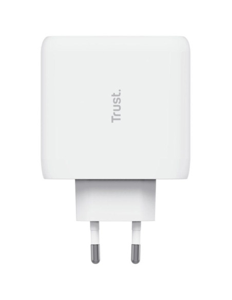Cargador de pared trust maxo 65w 2p/ 2xusb tipo-c/ 65w