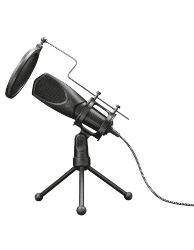 Micrófono trust gaming gxt 232 mantis/ usb/ negro