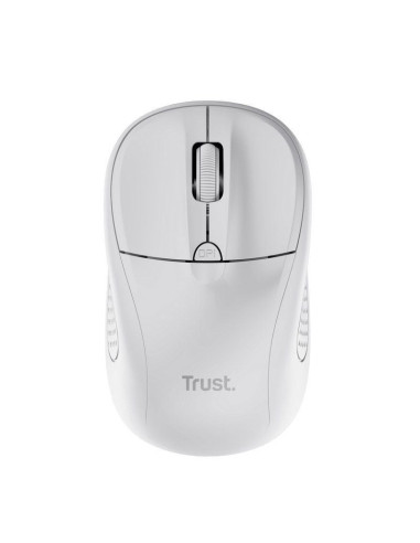Ratón mini inalámbrico trust primo/ hasta 1600 dpi/ blanco mate